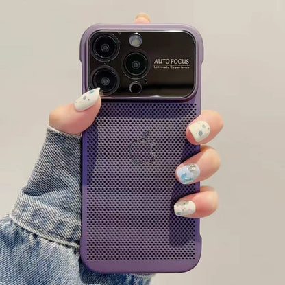 New Apple phone case, breathable, heat dissipating, frameless