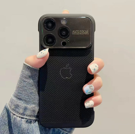 New Apple phone case, breathable, heat dissipating, frameless