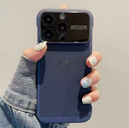 New Apple phone case, breathable, heat dissipating, frameless