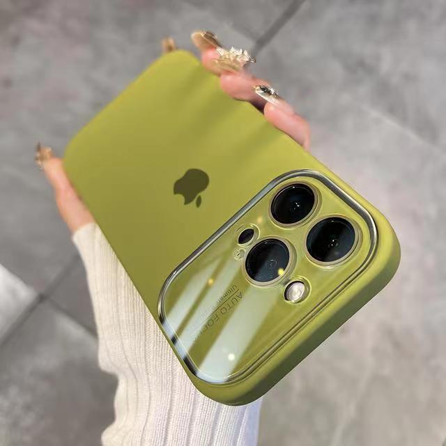 New Liquid Silicone Large Window Full Cover Shockproof Case for iPhone 16-11