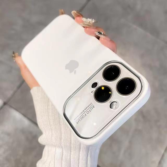 New Liquid Silicone Large Window Full Cover Shockproof Case for iPhone 16-11