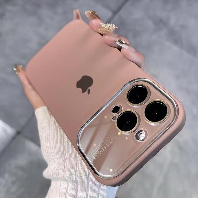 New Liquid Silicone Large Window Full Cover Shockproof Case for iPhone 16-11