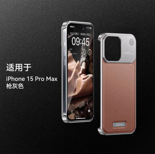 High-end aluminum alloy aromatherapy metal case for iPhone15-13