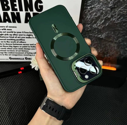 Apple 15-13 magnetic lens holder frosted high-grade anti-fall ultra-thin protective case