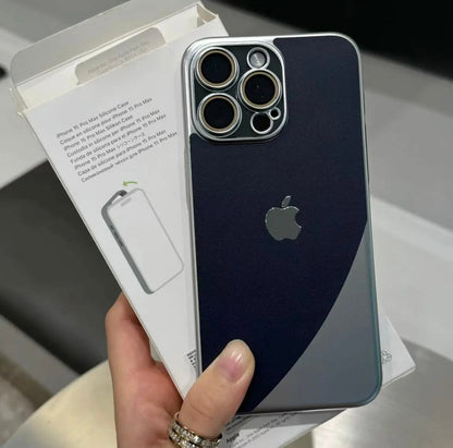 Apple 15/14/13/Double matte frosted full leather case