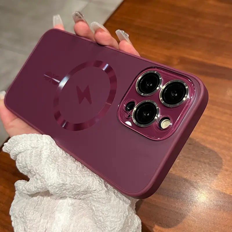 Yubo is suitable for Apple 16-11 mobile phone case magnetic charging full coverage frosted lens film