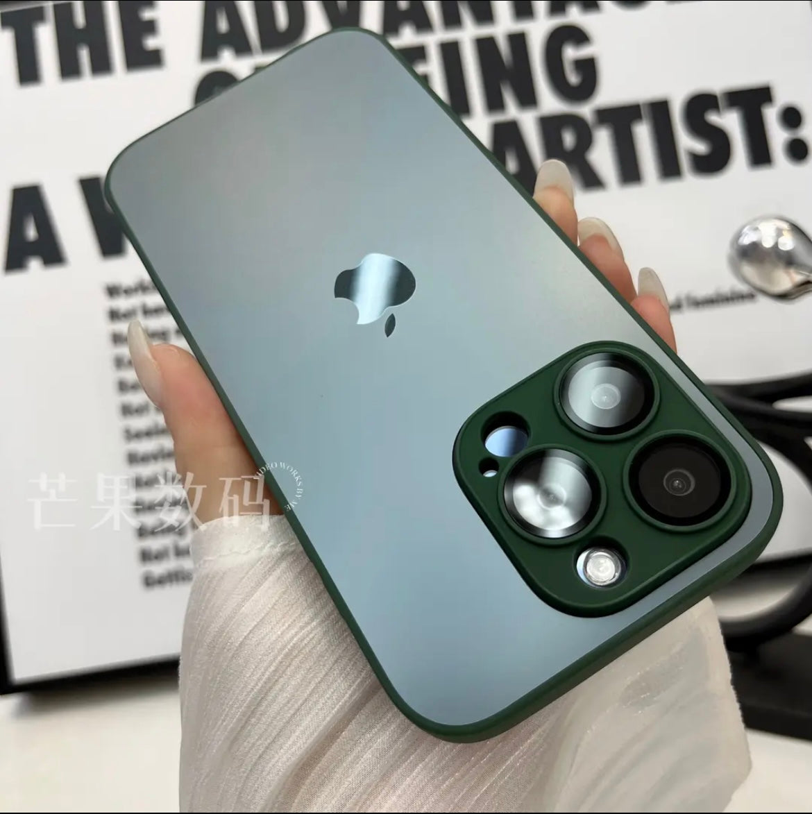 Apple 11-16 comes with lens film 2024 Internet celebrity AG frosted mobile phone case quality product