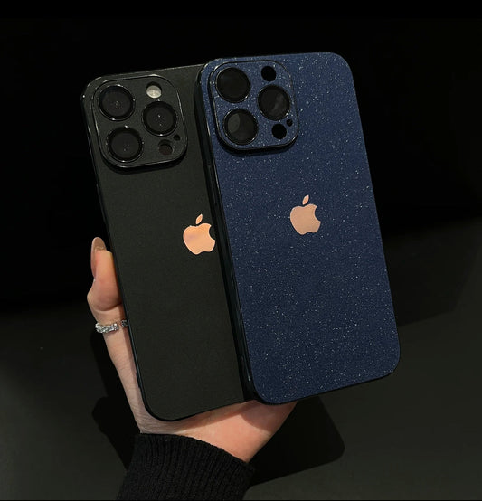 Apple 11-16 comes with lens film  star glitter leather frosted mobile phone case quality product