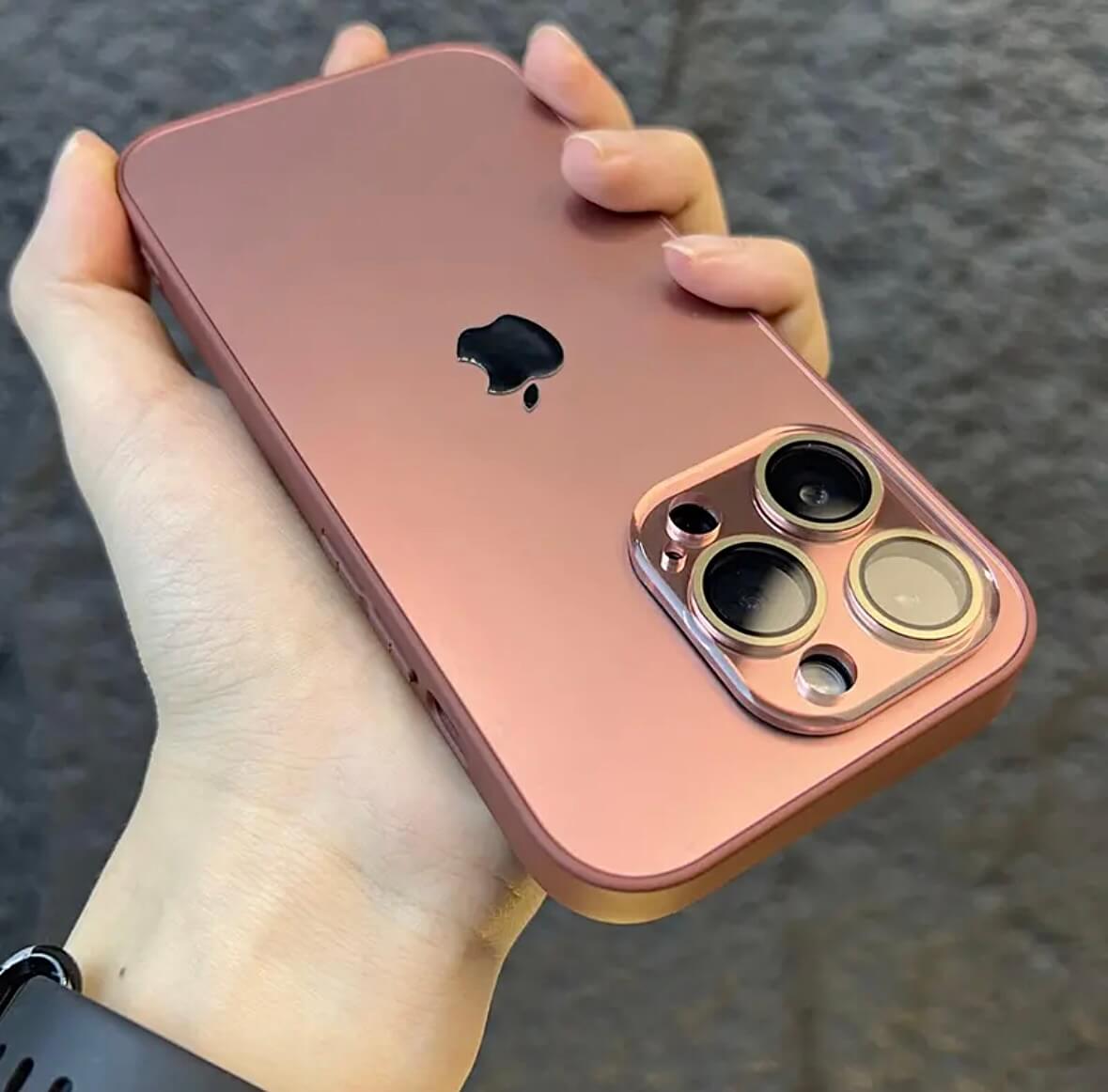 mobile phone case iPhone 16-12 advanced matte  comes with lens film  protective cover