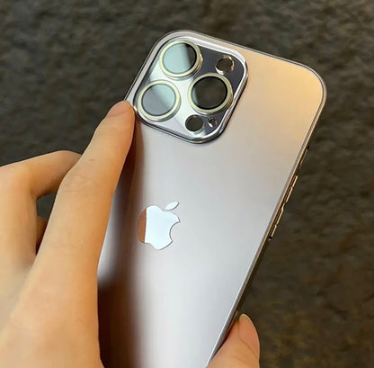 mobile phone case iPhone 16-12 advanced matte  comes with lens film  protective cover