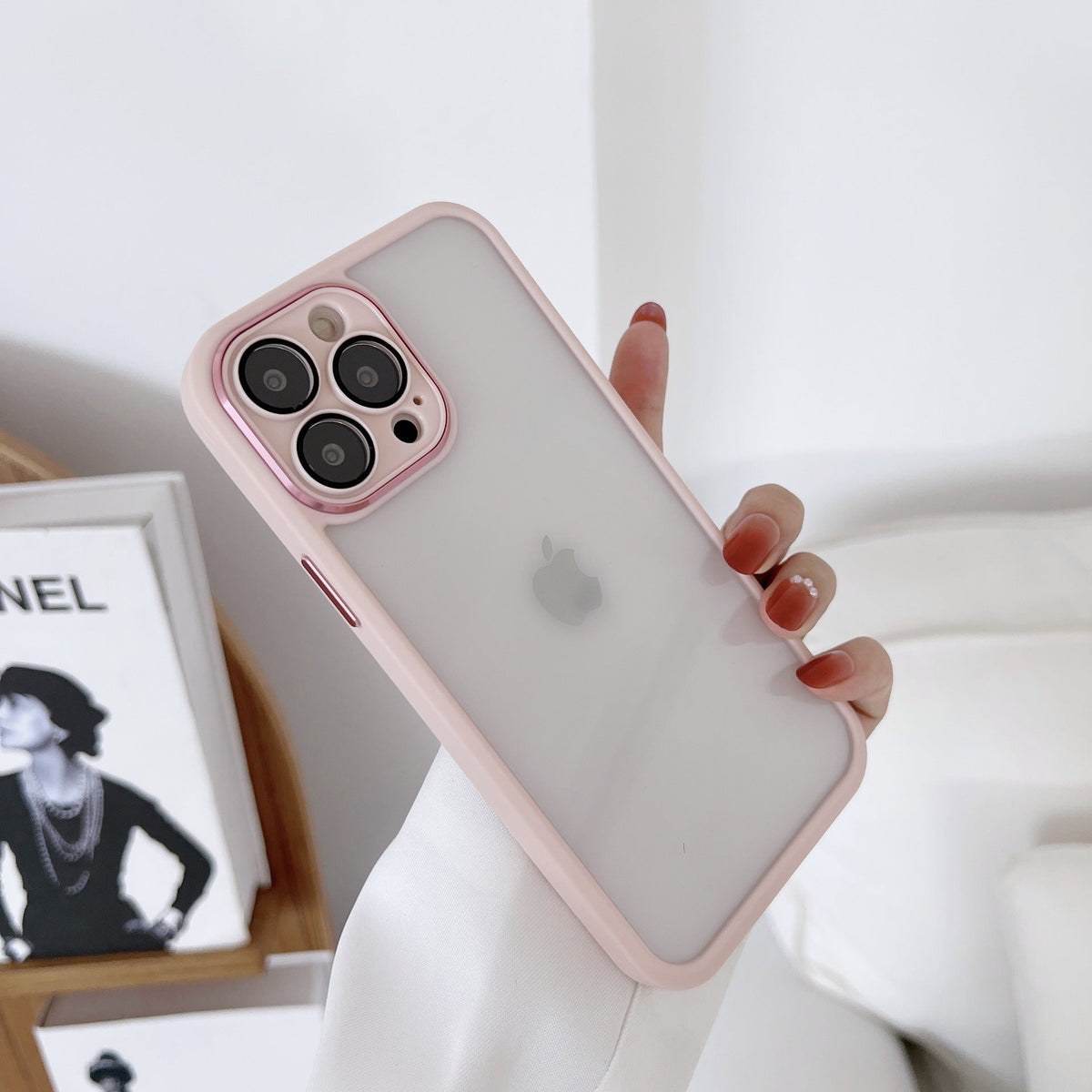 Luxury Look Shockproof Camera Protection iPhone Case