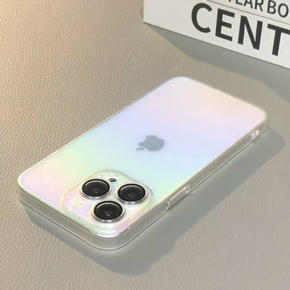 DAZZLING RAINBOW IPHONE CASE WITH CAMERA PROTECTOR