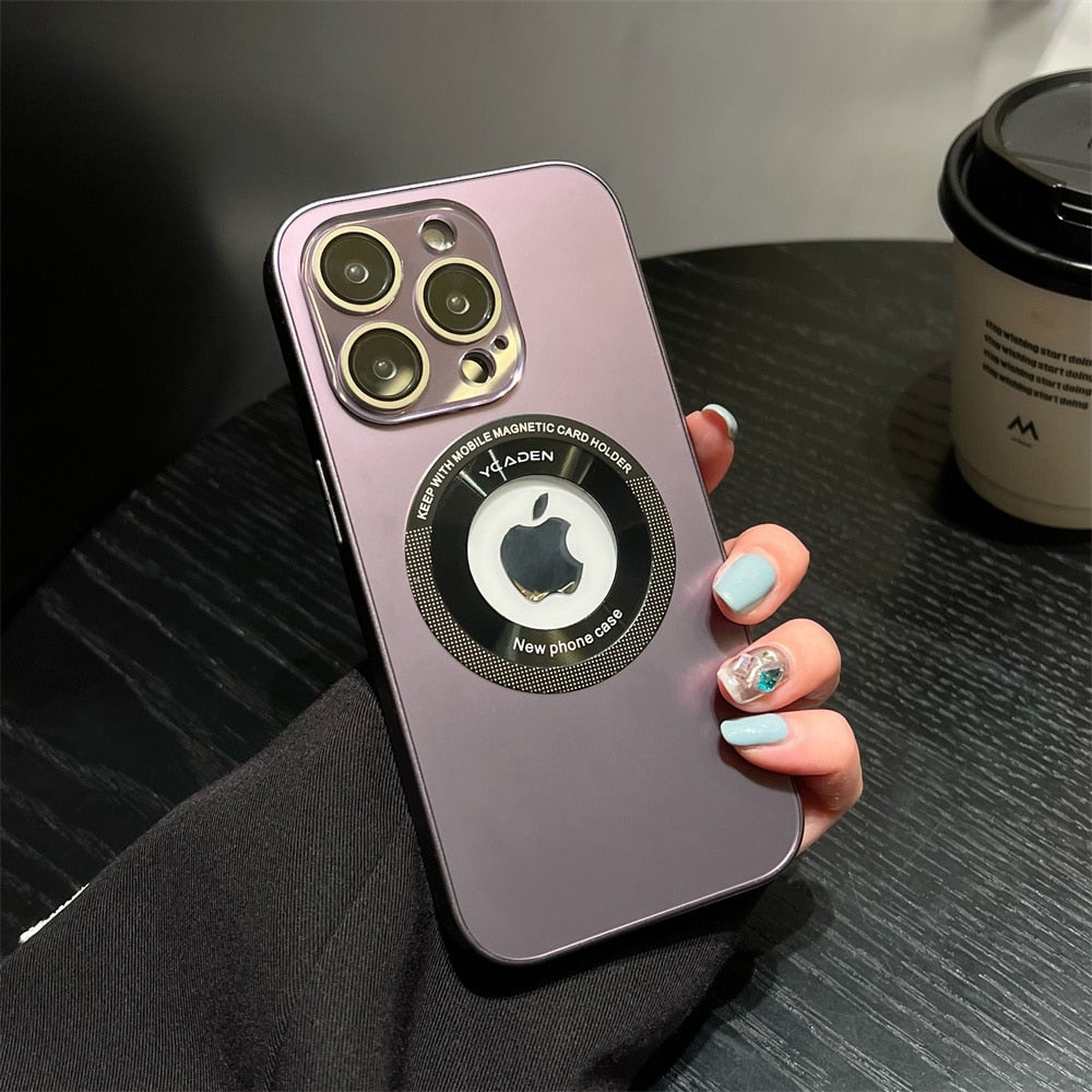 Luxury Original Matte Hybrid Bumper Magsafe Cover