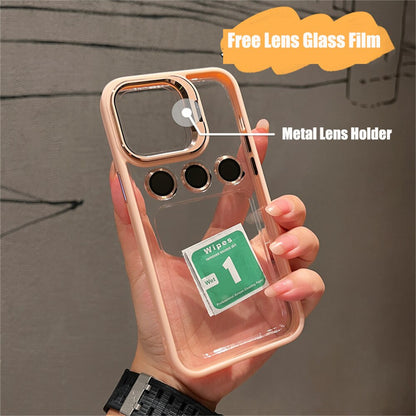 .Bracket.iPhone15 /12 mobile phone case with lens film