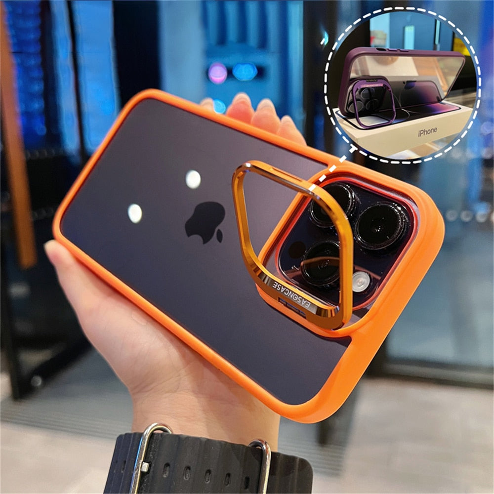 .Bracket.iPhone15 /12 mobile phone case with lens film
