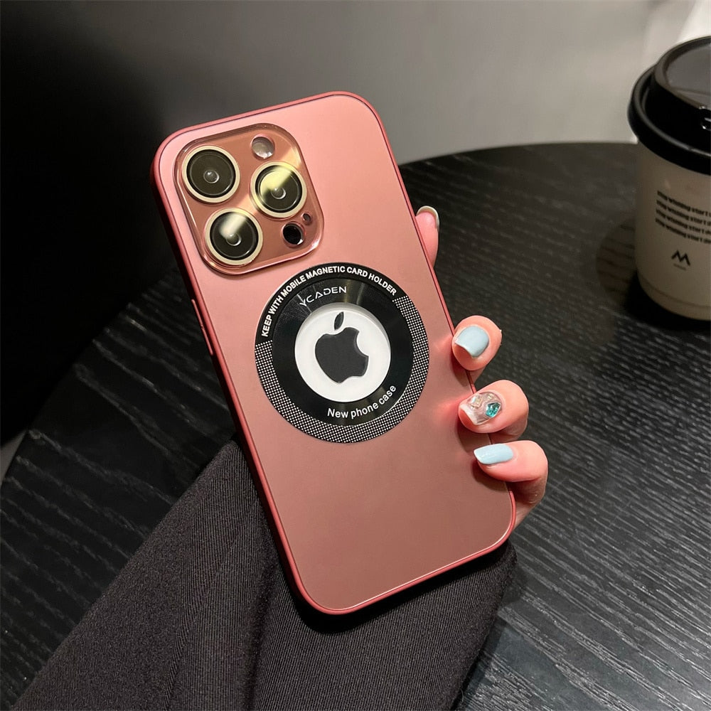 Luxury Original Matte Hybrid Bumper Magsafe Cover