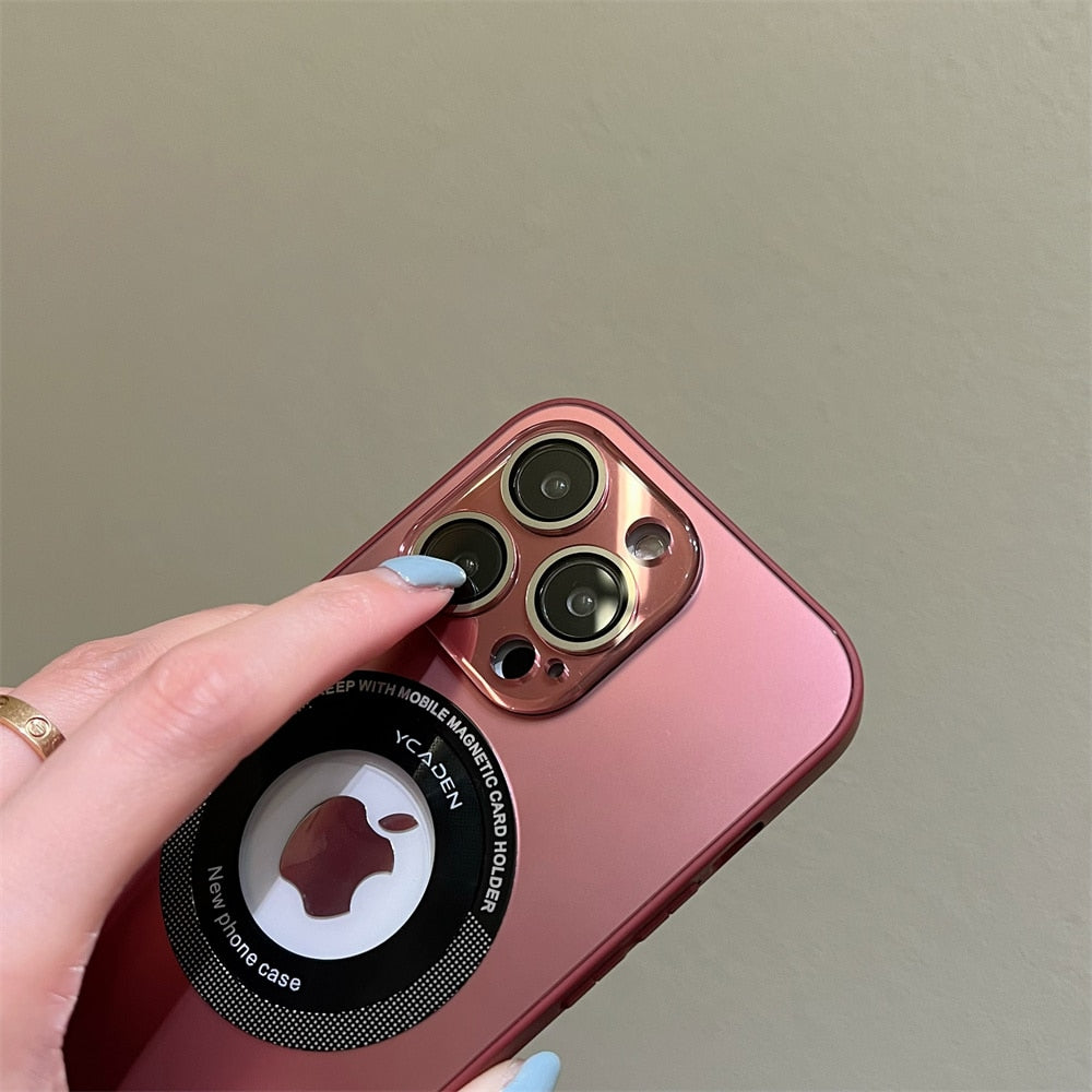 Luxury Original Matte Hybrid Bumper Magsafe Cover